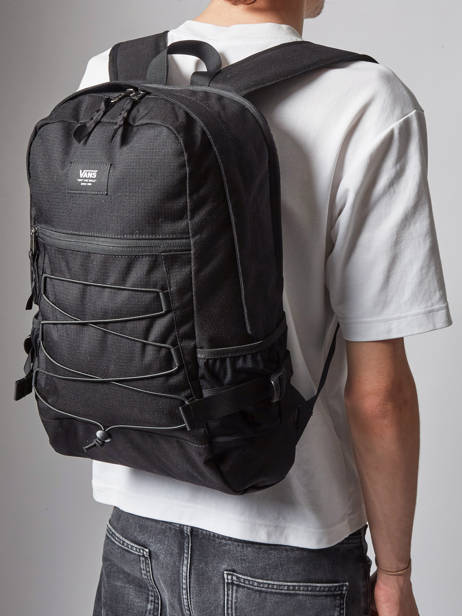 Rugzak 1 Compartiment Vans Zwart backpack VN00082F ander zicht 1
